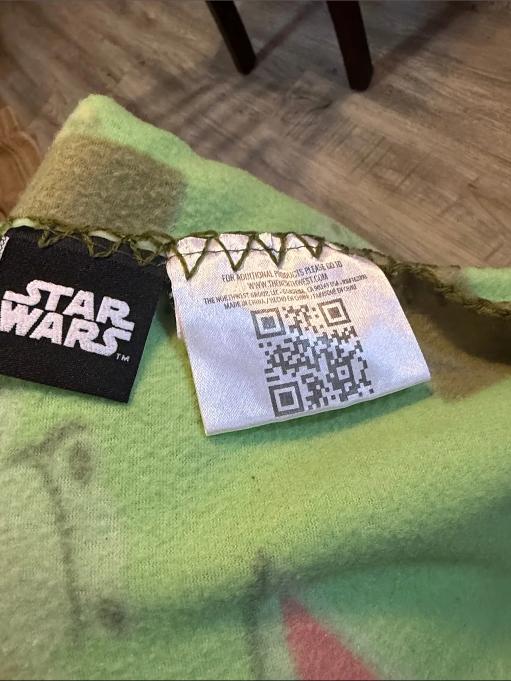 Star Wars The Child (Grogu) Green Fleece Throw Blanket